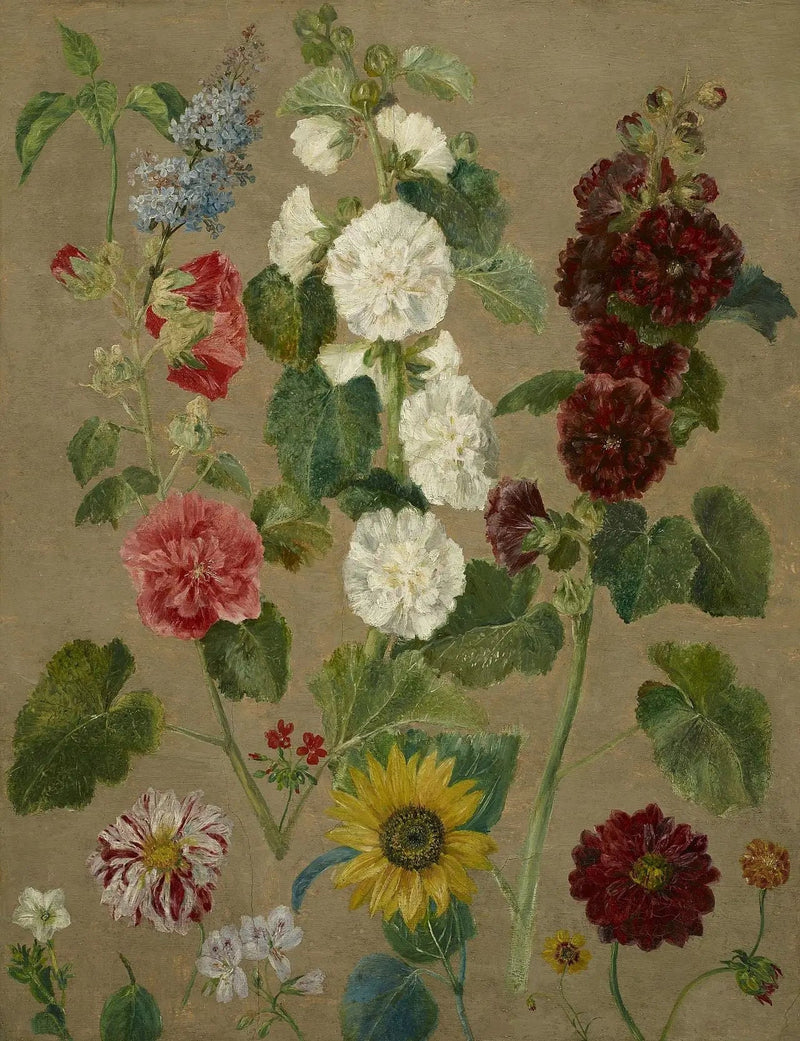 Uten tittel [blomster] - Eugène Delacroix