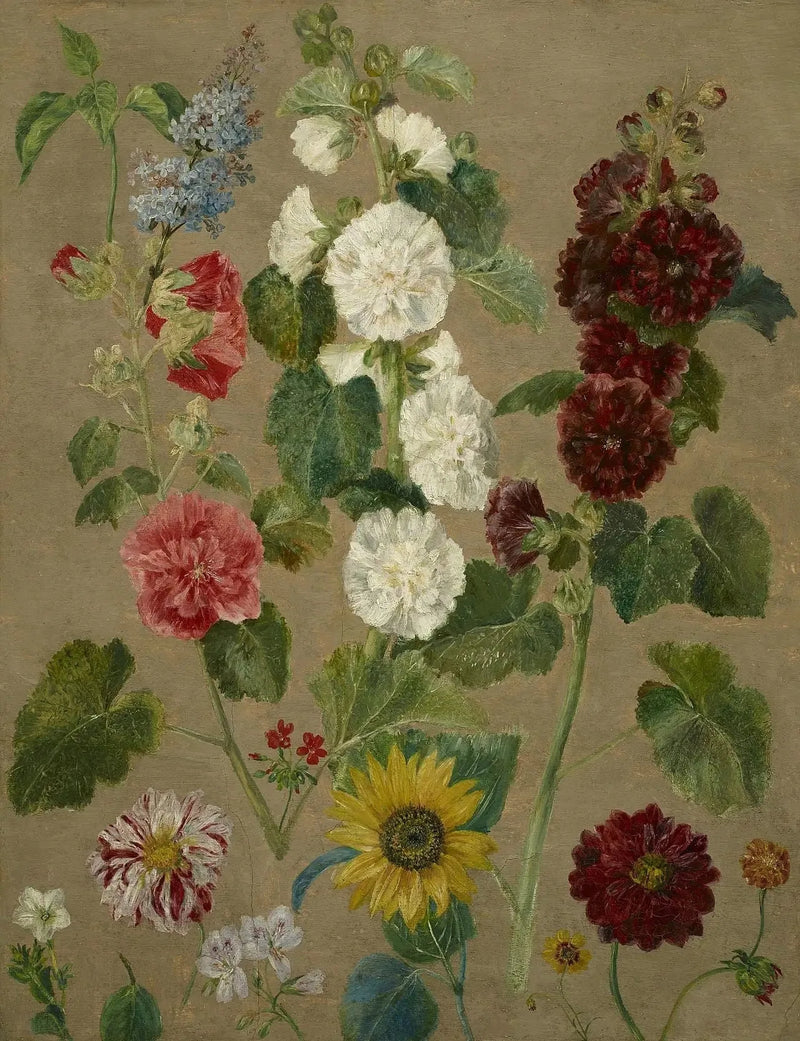 Uten tittel [blomster] - Eugène Delacroix