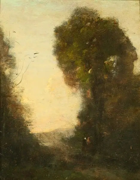 Uten tittel ( Landskap) - Jean-Baptiste Camille Corot
