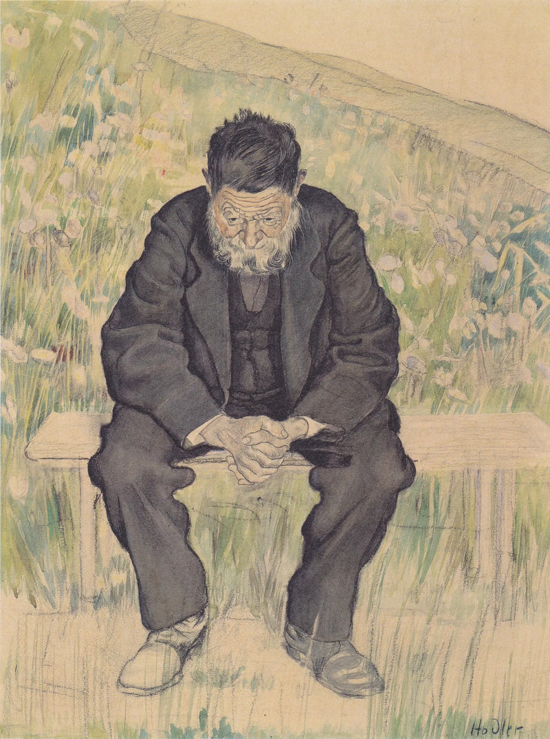 Uten arbeid - Ferdinand Hodler