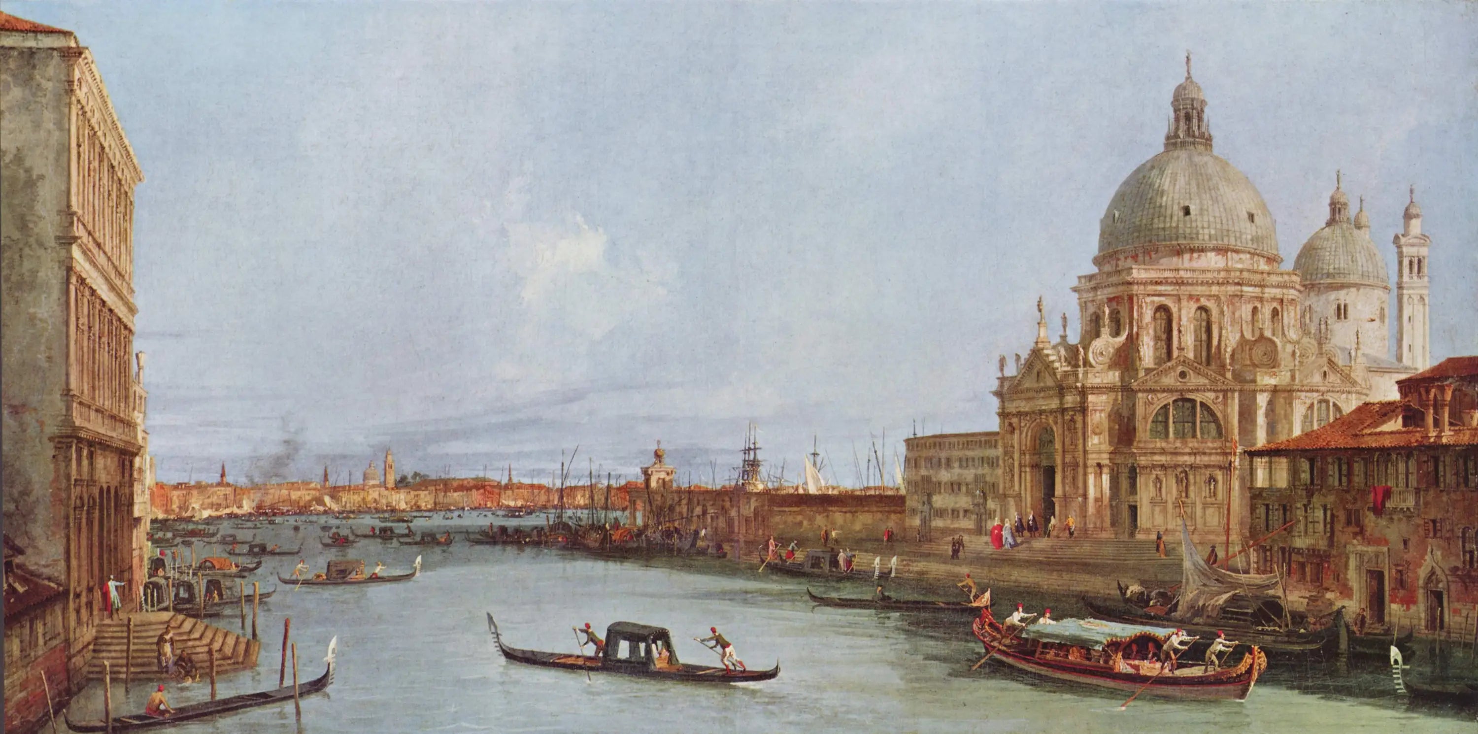 Santa Maria della Salute Venise du Grand Canal - Canaletto - Alpha Reproduction