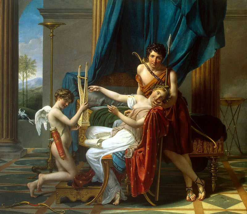 Sapho, Phaon og Kjærligheten - Jacques-Louis David