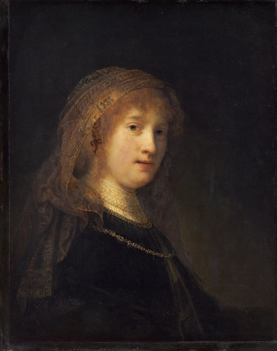 Saskia van Uylenburgh, kunstnerens ektefelle - Rembrandt