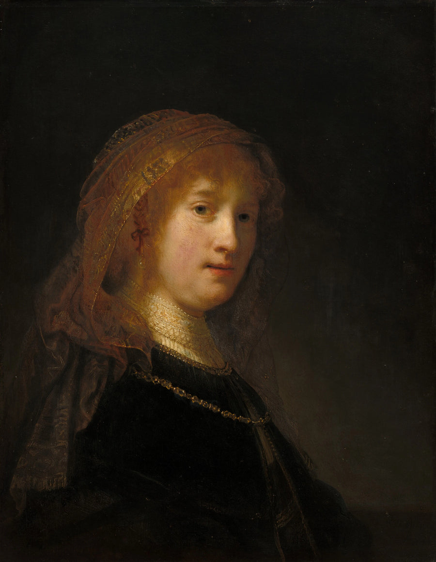 Saskia van Uylenburgh, kunstnerens ektefelle - Rembrandt