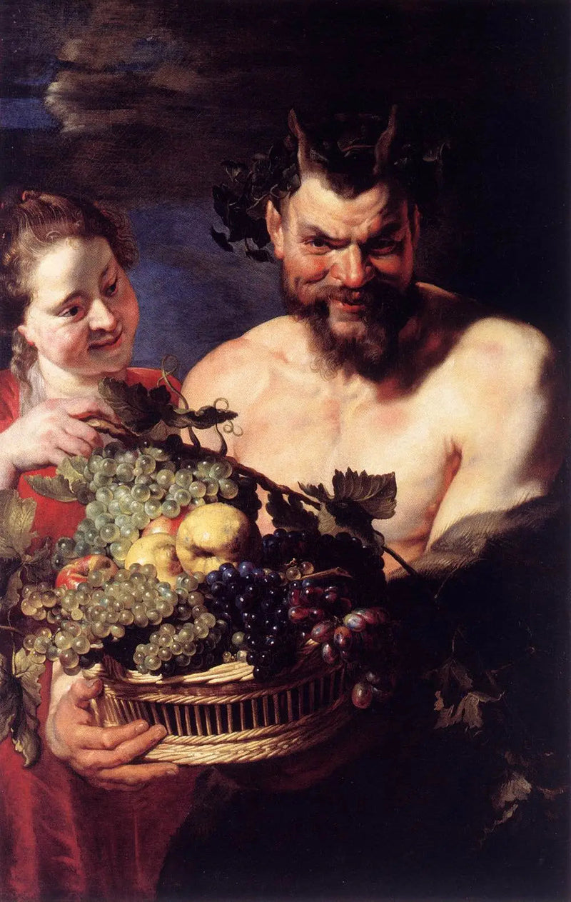 Satire og jente - Peter Paul Rubens