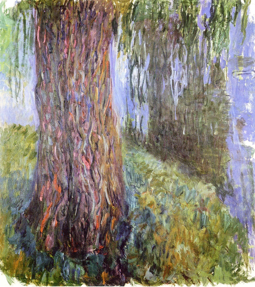 Pilesal og dam med vannliljer - Claude Monet