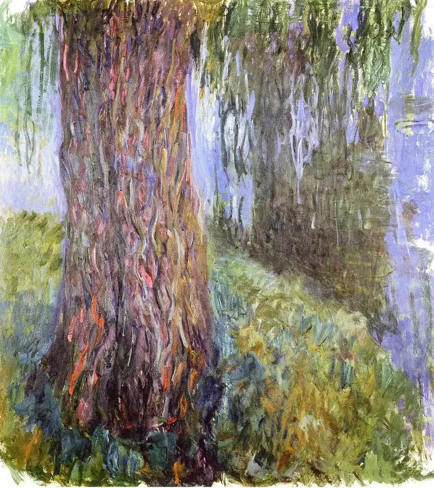 Pilesal og dam med vannliljer - Claude Monet