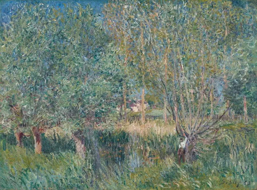 Piler ved Orvanne - Alfred Sisley
