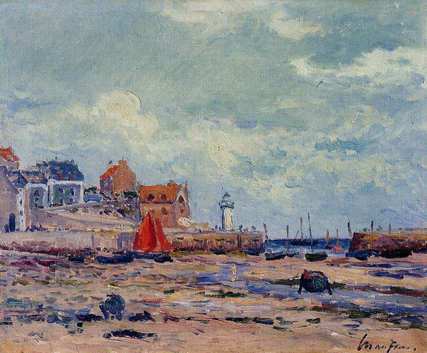 Sjøscene ved lavvann - Maxime Maufra