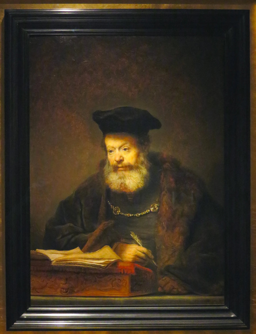 Lærd ved sitt arbeidsbord - Rembrandt