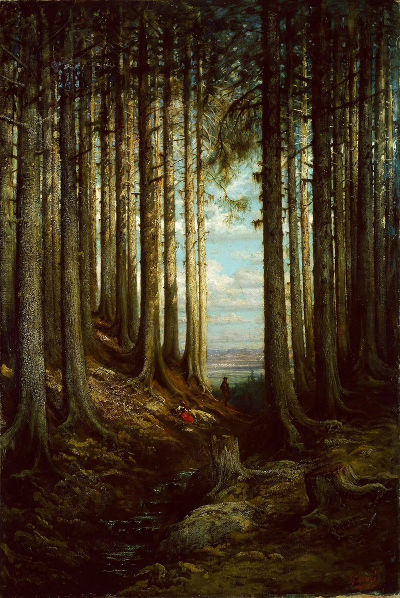 Alpinsk scene - Gustave Doré