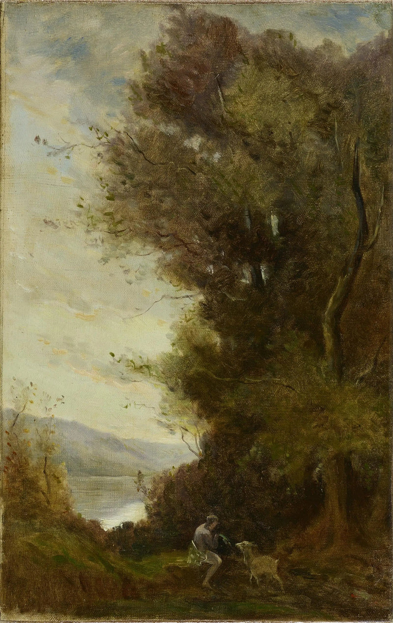 Bylivsscene - Jean-Baptiste Camille Corot