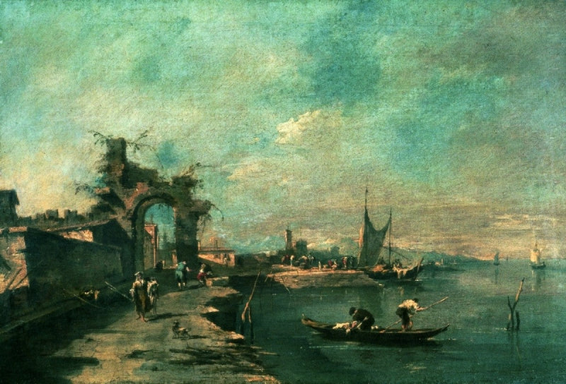 Kystscene - Francesco Guardi