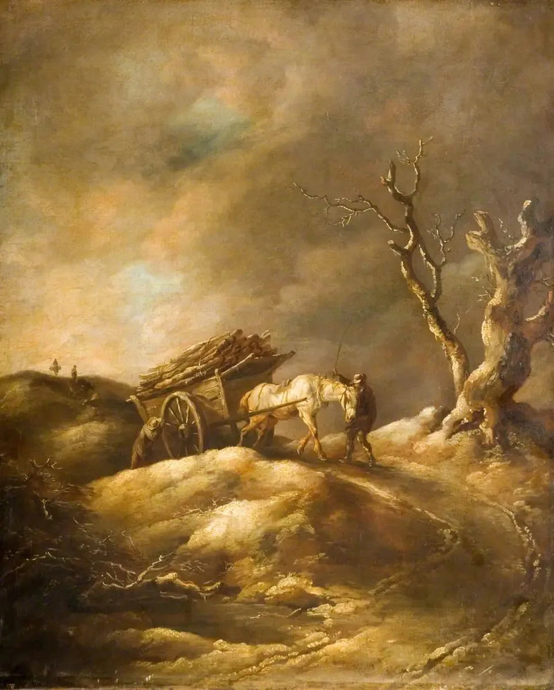 Vinterscene med hest og vogn - Thomas Gainsborough

Source:
Scène d'hiver avec cheval et charrette - Thomas Gainsborough