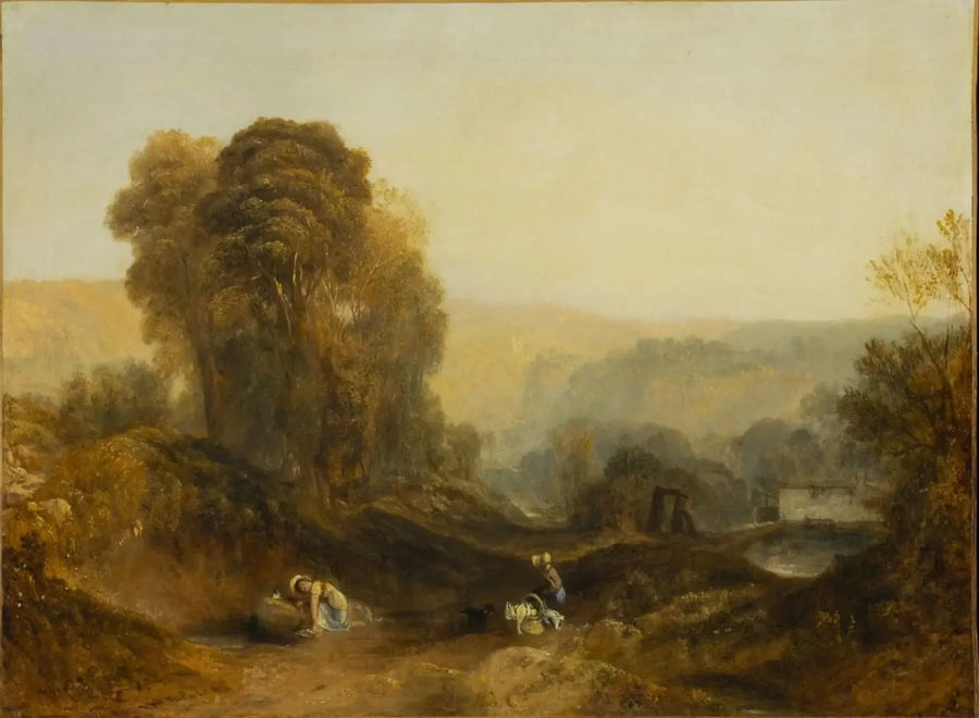Scene i Derbyshire - J. M. W. Turner