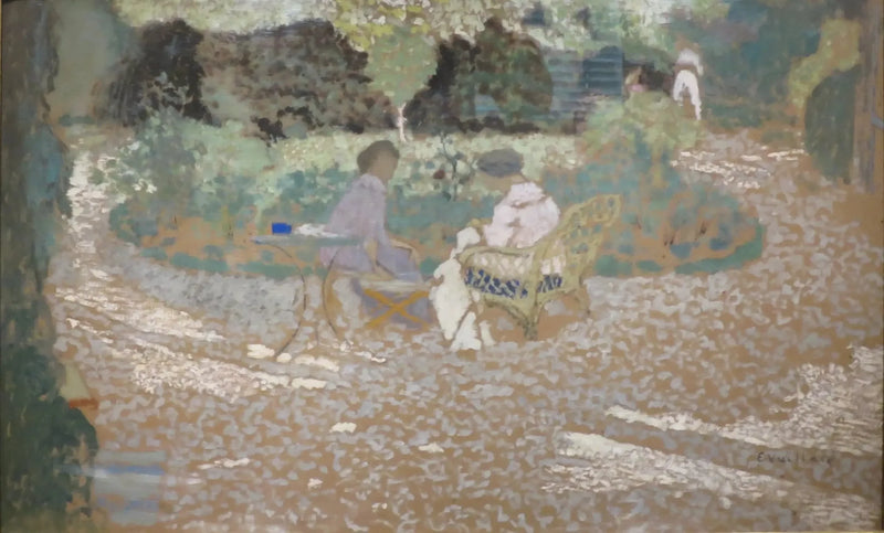 Scene i en hage - Édouard Vuillard