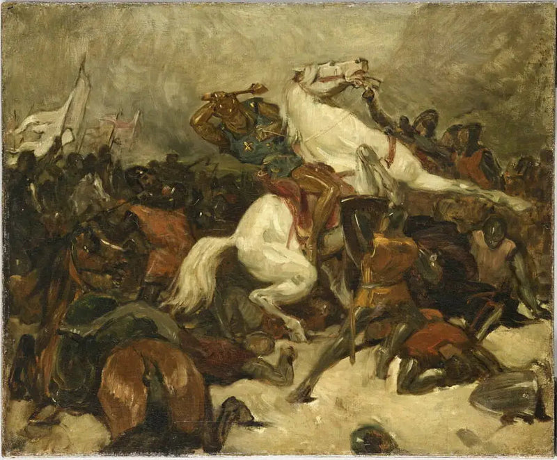 Slagscene - Eugène Delacroix