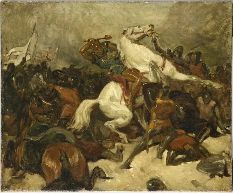 Slagscene - Eugène Delacroix