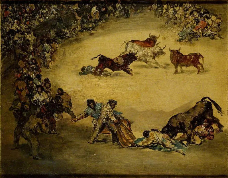 Tyrefekting: Spanias moro - Francisco de Goya