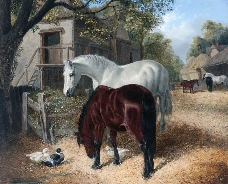 Følgescene med hester - John Frederick Herring, Sr.

Source:
Scène de ferme avec des chevaux - John Frederick Herring, Sr.