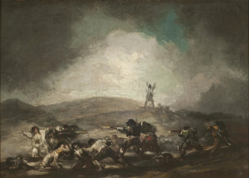 Krigsscene - Francisco de Goya