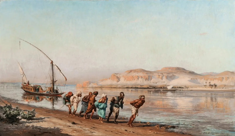 Scene av slep på Nilen - Frederick Arthur Bridgman

Source:
Scène de halage sur le Nil - Frederick Arthur Bridgman