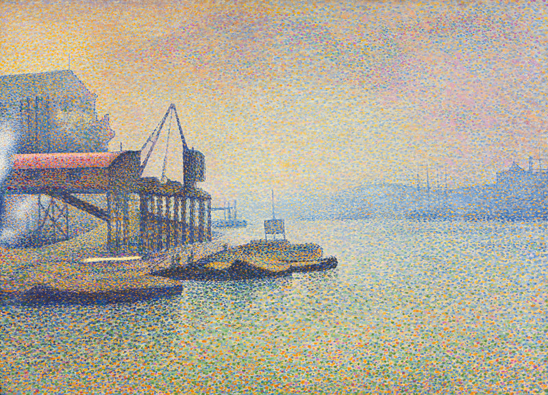 Tamesis-scenen, heisen - Georges Lemmen
