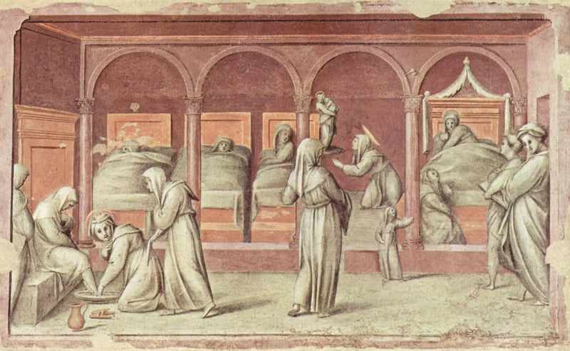 Livsscene på sykehuset - Pontormo