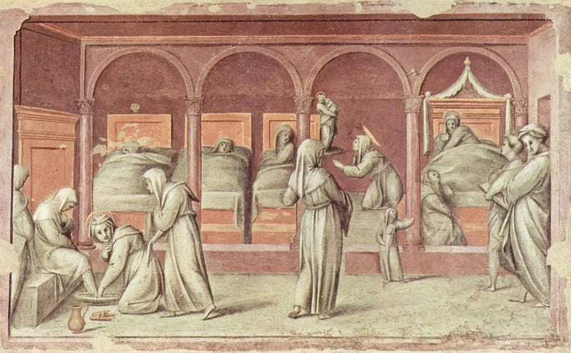 Livsscene på sykehuset - Pontormo