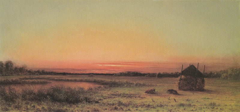 Myromscene: to storfe i en eng - Martin Johnson Heade

Source:
Scène de marais : deux bovins dans un champ - Martin Johnson Heade