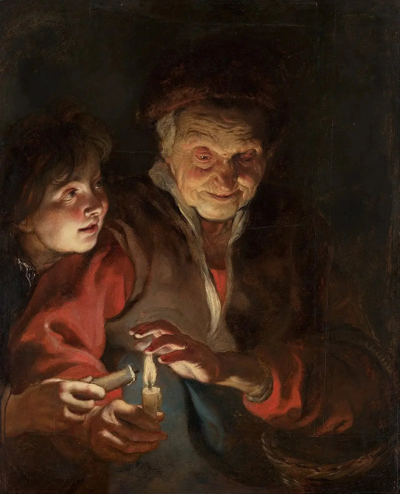 Nattescene - Peter Paul Rubens