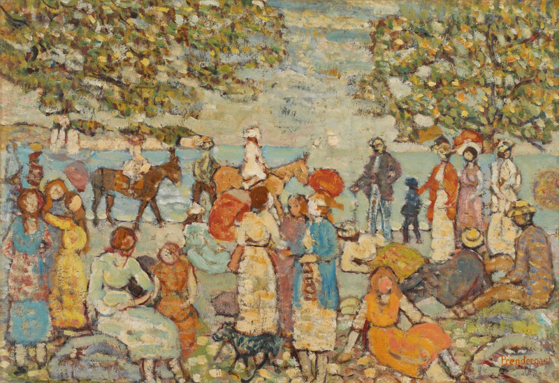 Strandscene med esler (eller muldyr) - Maurice Prendergast

Source:
Scène de plage avec des ânes (ou des mules) - Maurice Prendergast