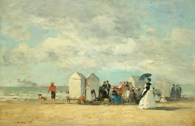 Strandscene - Eugène Boudin