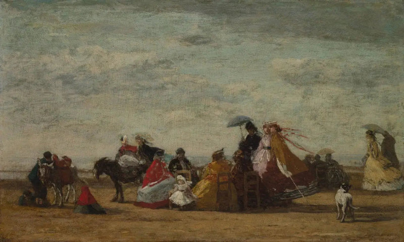Strandscene - Eugène Boudin