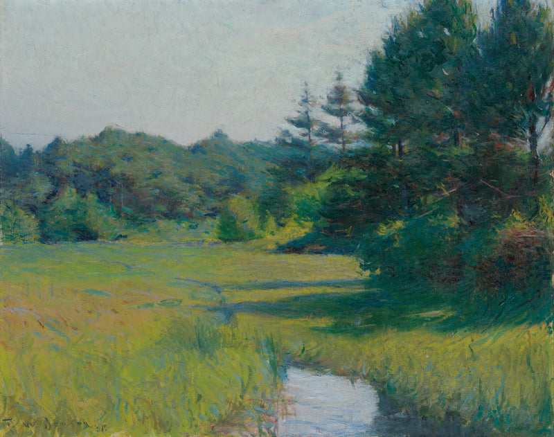 Elvescene ved elven - Frank Weston Benson