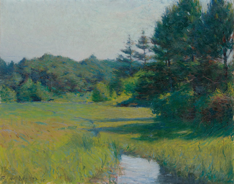 Elvescene ved elven - Frank Weston Benson
