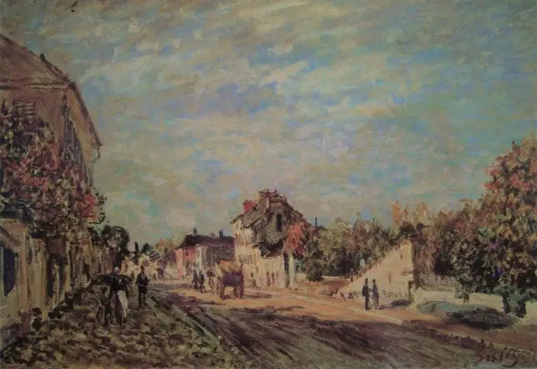 Gatebilde fra Marly - Alfred Sisley