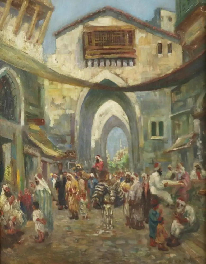 Gatebilde av det orientalske markedet - Frederick Arthur Bridgman

Source:
Scène de rue du marché oriental - Frederick Arthur Bridgman