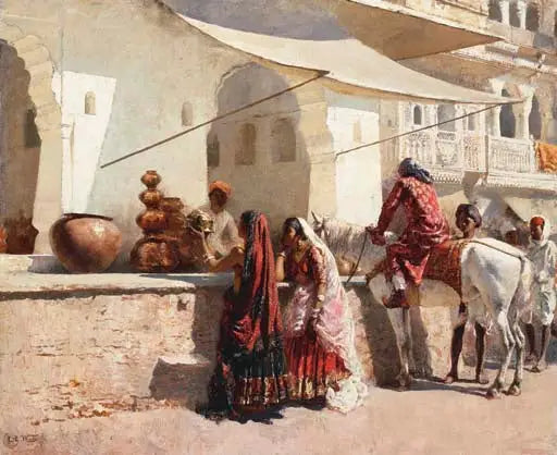 Rajasthan gatebildescene - Edwin Lord Weeks

Source:
Scène de rue du Rajasthan - Edwin Lord Weeks
