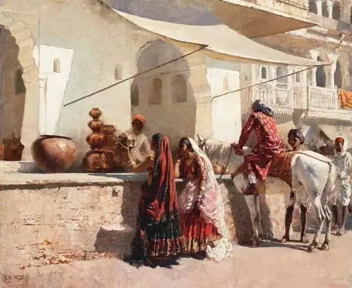 Rajasthan gatebildescene - Edwin Lord Weeks

Source:
Scène de rue du Rajasthan - Edwin Lord Weeks
