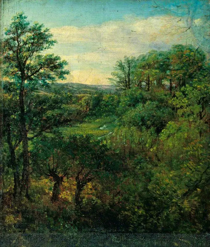 Dalscene med trær - John Constable