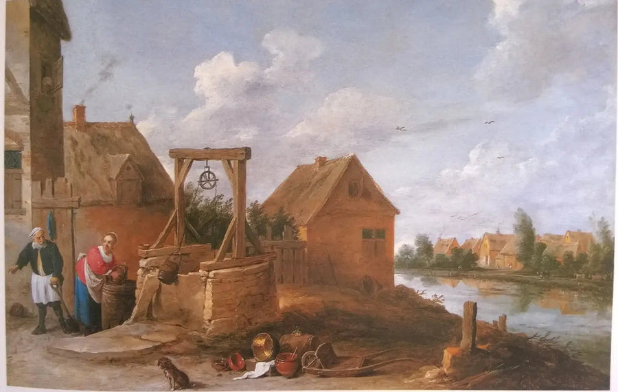  Landsbyscene med en kvinne ved brønnen - David Teniers den Yngre

Source:
Scène de village avec une femme au puits - David Teniers le Jeune