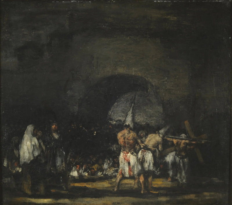 Scène av disiplinene - Francisco de Goya