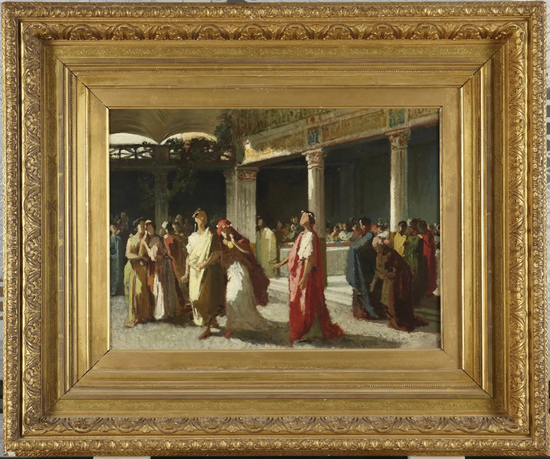 Dramatisk scene i en rettssal - Frederic Leighton

Source:
Scène dramatique dans un tribunal - Frederic Leighton