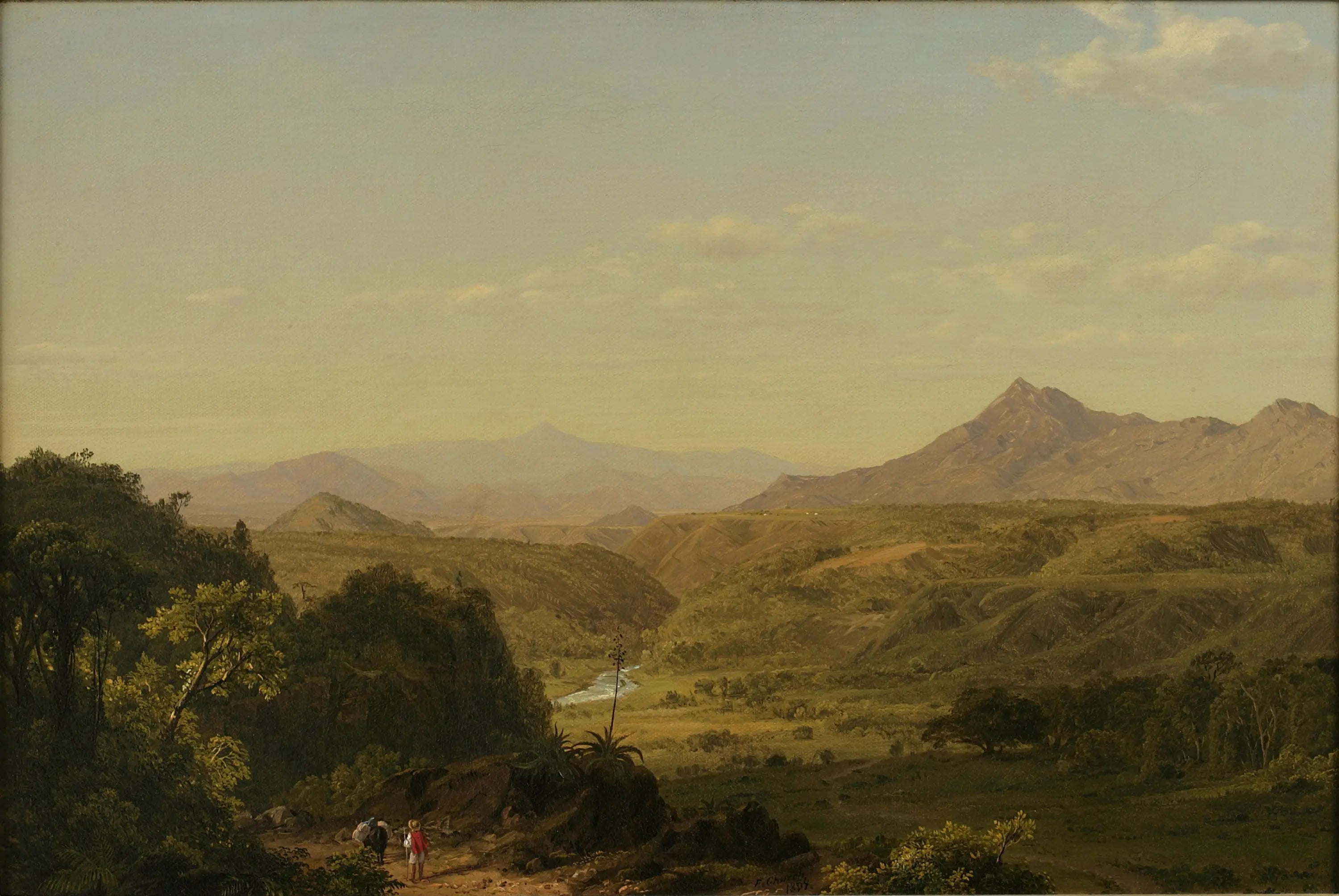 Scène parmi les Andes - Frederic Edwin Church - Alpha Reproduction