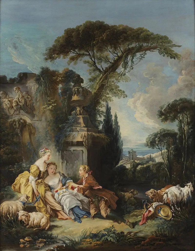 Pastellscene - François Boucher