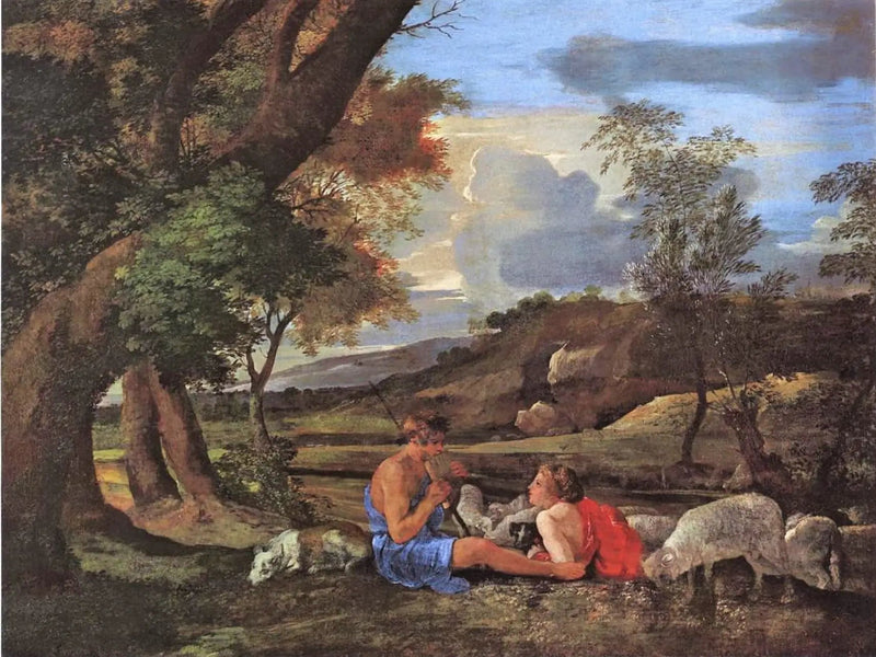 Pastoralscene - Nicolas Poussin