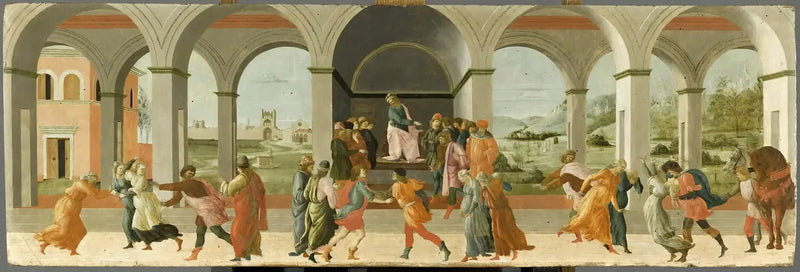 Scener fra Virginies historie - Filippino Lippi