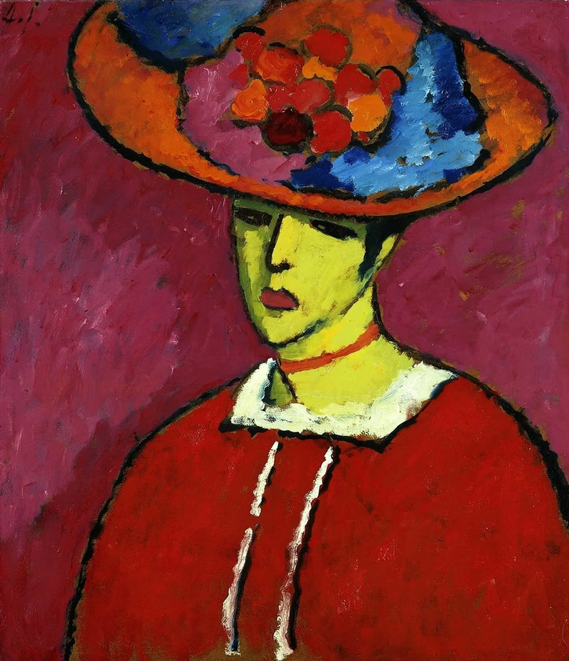 Schokko med bredbremmet hatt - Alexej von Jawlensky

Source:
Schokko avec chapeau à larges bords - Alexej von Jawlensky