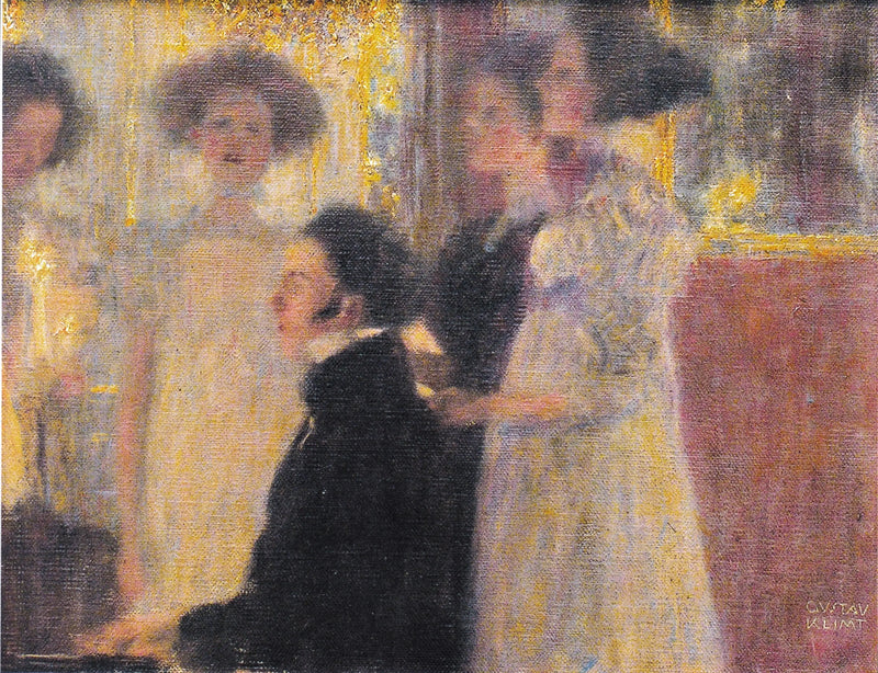 Schubert på piano I - Gustav Klimt